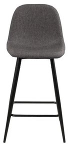 Комплект от 2 тъмно сиви стола Wilma - Actona