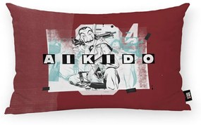 Калъфка за възглавница La casa de papel Aikido C Бял 30 x 50 cm