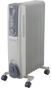 Маслен радиатор Elite EOH-9200, 9 ребра, 3 настройки, 2500W, Сив
