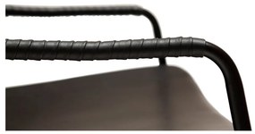 Черно кресло от изкуствена кожа Boto - DAN-FORM Denmark