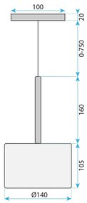 Плафон APP1701-1CP GREY A