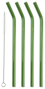 Стъклени сламки с четки за почистване в комплект от 4 бр. – Lyngby Glas