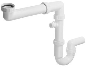 Bruckner - Мивка сифон с отвод DN40 бял