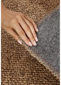 Светлокафяв килим подходящ за пране 240x340 cm Rocco Caramel – Elle Decoration