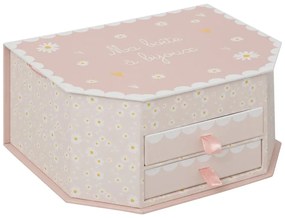 Кутия за бижута Lana с 2 чекмеджета, 21 см