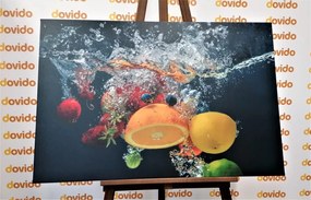 Картина на платно – Плодове във вода