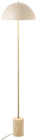 Бежова подова лампа с метален абажур (височина 155 cm) Sheffield – House Nordic