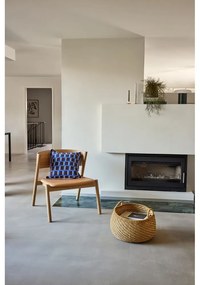 Светлокафяво кресло Oblique – Hübsch