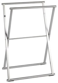 WENKO 22476100 - Стойка за кърпи LAVA 53,5x80,5 cm неръждаема стомана/сребрист