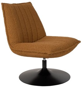 Стол в цвят охра от плат bouclé Jax - White Label