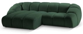 Зелен ъглов диван (ляв ъгъл) Diana – Micadoni