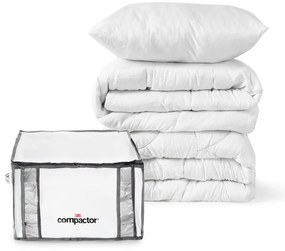 Вакуумни подсилени текстилни кутии за съхранение на дрехи в комплект 2 бр. 42x25x25 cm Life – Compactor