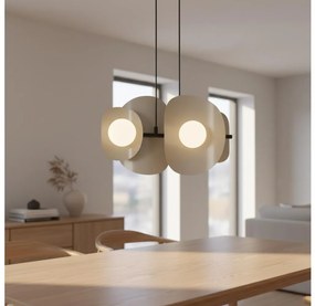 Полилей на кабел ELEMENTI 4xG9/8W/230V бежов