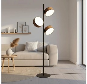 Подова лампа DRUMZ 3xE14/10W/230V кафява