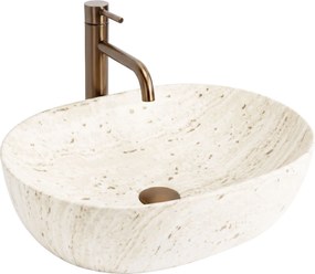 Умивалник за плот Rea Amelia Travertine Classic 48