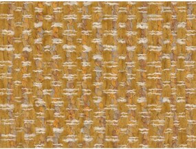 Двойно легло 200x200 cm тапицирано с място за съхранение с включена подматрачна рамка в цвят горчица Solange – Micadoni