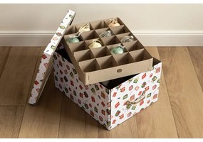 Картонена кутия за съхранение с капак/декоративна 37x50x15 cm Engla Christmas Storage – Bigso