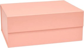 Светлорозова картонена кутия за съхранение с капак 33x25x15 cm Hako – OYOY Living Design