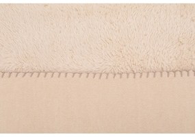 Одеяло от микроплюш в цвят слонова кост 150x200 cm Tomo – Tiseco Home Studio