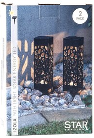 Комплект от 2 външни слънчеви LED лампи, височина 18 см Izola - Star Trading