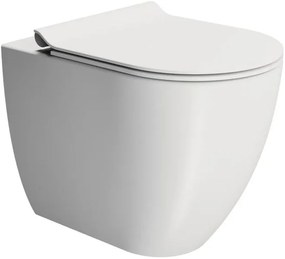Мивка Pura/55 Swirlflush с капак Super Slim MS86SC GSI-Бял