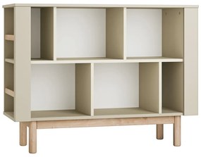 Бежов детски шкаф за книги 120x40 cm Miloo - Pinio