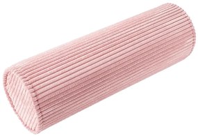 Розова детска възглавница за диван от рипсено кадифе Roll – Wigiwama