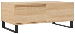 830815 vidaXL Кафе маса, дъб сонома, 90x50x36,5 см, инженерно дърво