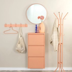 Метална закачалка за стена в цвят сьомга Fusion - Spinder Design