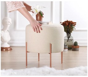 Кремава табуретка Copper – Artie