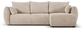 Бежов ъглов диван (десен ъгъл) Matera - Cosmopolitan Design