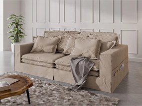 Светлокафяв диван 236 cm Nora – Ropez