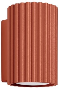 Стенна лампа в тухлен цвят Gleam – Sollux