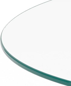 Стъклена кръгла масичка за кафе ø 80 cm Samos – Actona