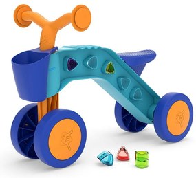 Chillafish - Колело за яздене ItsiBitsi Blocks Оранжево/Синьо