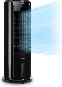 Klarstein Skyscraper Horizon, охладител на въздуха, вентилатор, 60 W, 486m³/h, 3,5 l резервоар за вода, черен