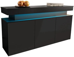 Бюфет Glossa 160 със LED-Mauro