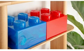 Синя пластмасова детска кутия за съхранение 25x25x18 cm – LEGO®