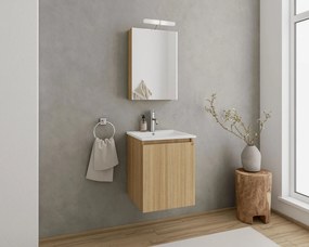 Комплект за баня Drop Verona 40-Светъл натурален