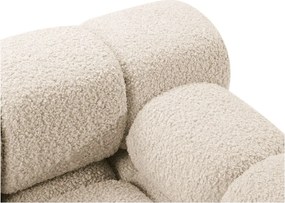 Бежов модул за диван от букле (десен ъгъл) Bellis – Micadoni Home