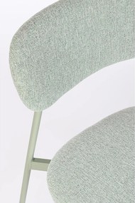 Тапициран трапезен стол в цвят мента Inka – Yes Everyday