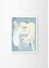 Постер 70x100 cm Hold You - Blue – Sofia Lind – The Poster Club