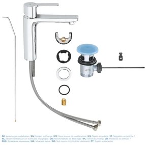 Кран за маса за мивка Grohe Lineare New-сребърен гланц