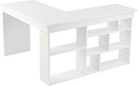 Матова работна маса 120x130 cm Vesper – Kalune Design