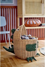 Ратанова детска кошница за играчки в естествен цвят 37x57x48 cm Eddi – Bloomingville Mini