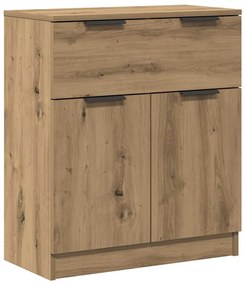 856839 vidaXL Сайдборд, дъб артизан, 60x30x70 см, инженерно дърво