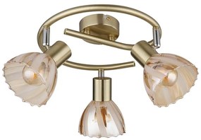 Globo 54315M-3 - Спот ZACHERY 3xE14/40W/230V златист