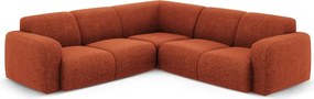 Ъглов диван в тухлен цвят (променлив/L форма) Molino – Micadoni Home