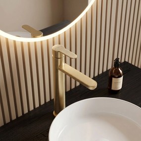 Смесител за баня Rea Arcos Brush Gold