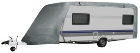 210093 vidaXL Покривало за каравана, сиво, размер S